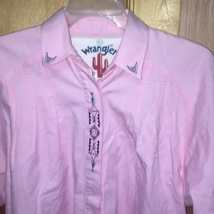 Vintage Wrangler Painted Dessert L